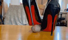 Shoejob with lots of pointed pumps full HD 23 minutes close up!
