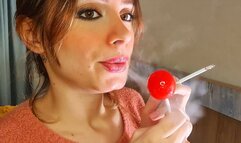 Blowing Smoke on My Lollipop ;)