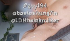 Twink sprays epic load #guy184