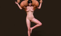 Heavy on her shoulders