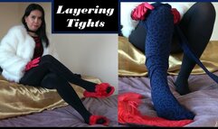 Layering my Tights and Fluffy Slipper Show - HD