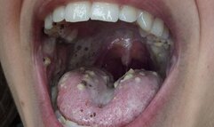 Eating cereal yogurt