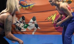 Angelika vs Iron Girl - Female Competitive Wrestling Fight - C43 - HD720