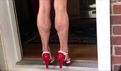 Pink Fox, getting her calves swole up