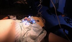 operation to create a pussy with many piercings kinky licht up cock well stretched