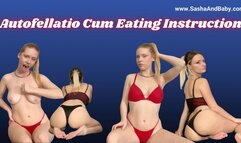 Autofellatio Cum Eating Instruction JOI Dirty Talk Cum Countdown