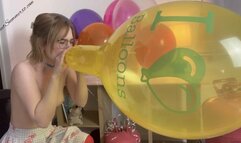 Blow to Pop 7 Helium Filled Balloon Ace Belbals