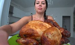 LorY eats meat and hiccups Ca