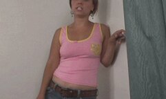 While Giving Him A Nice Handjob, She Suddenly Stops And Denies Him Orgasm! (wmv)