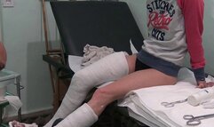 Accident in the hospital.