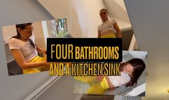 FOUR bathrooms and a Kitchen Sink – Wetlook (4K)
