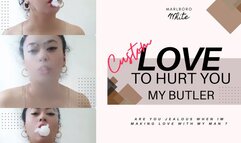 CUSTOM: Love to hurt you my butler (MARLBORO WHITE)