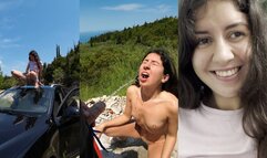 Peeing on My Windshield Farting getting Golden shower and Pee in toilette