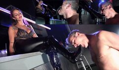 DULA - Lick my boots clean, loser! - Boot worship, boot domination, heel sucking, boot gagging (REAL STREET DIRT!)