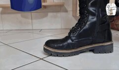 You have lose under her Boots