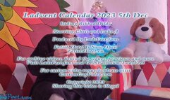 Ladvent Calendar 23 - 5th Dec Riding Ribbed Dildo