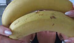 We swallow big chunks of banana Ab