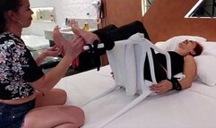 Manu And Marcia On The Tickle Chair - MANU TICKLED - 4K