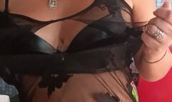 tore his clothes while playing with a balloons and beachball