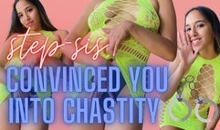 STEP-SIS CONVINCED YOU INTO CHASTITY Tease&Denial Chastity