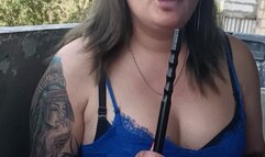 smoking hookan and play with foilballoon