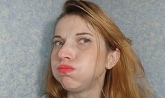 A glued mouth and a bad cough