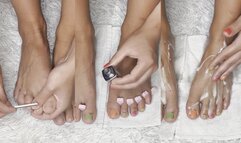 Relaxing Foot Fetish Pedicure and Spa