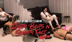 Nara make her slaves worship her feet after equestrian training (1080 EN-sub)