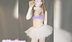 ClownGirl Naked Burping