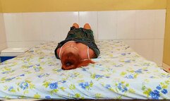 Farting Brunette in slave, by Eva Black and Manu, (cam by Nicole) FULL HD