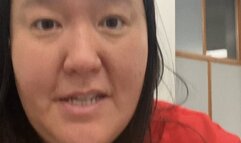 Brushing my teeth with electric brush