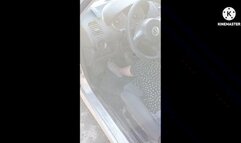 Engine boiling barefeet