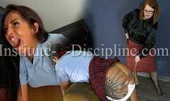 Caned across her bare bottom for smoking