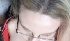 Dildo sucking training for sissy slut!