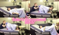 Bebe’s Hardcore Taboo Surprise Birth with Doctor in Gloves