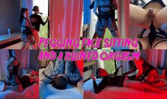 Pegging Face Sitting and a Ruined Orgasm 4K ft Demoness Luna Maz Morbid
