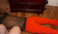 Soft lotion belly rub