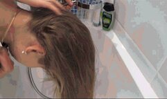 Sensual washing hair 19WH