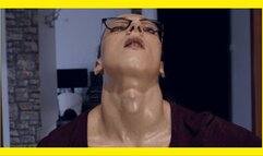 Oiled and bulgy apple training