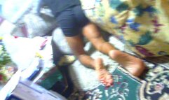 Malefootflava hot Arts Feet In-Yo-Face till you Explode - Randy's oil the Feet....