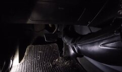 Night Drive with Knee High Boots (Parts 1 & 2)