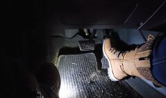 Night Drive on Bumpy Back Roads (Short Clip)