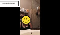 Delicious expels after drinking laxative and eating subs