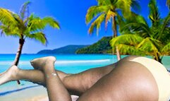 Sexy Giantess At the Beach  1080