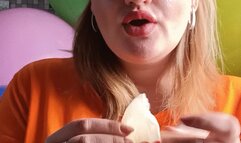 saliva in balloon ace