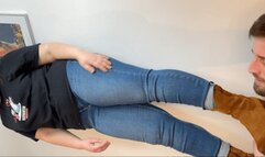 Heavy boots trampling - vertical