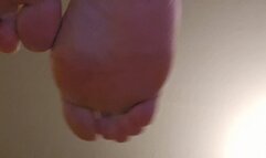 Extra close soles and bottom of my feet