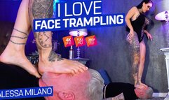 I love intense face trampling