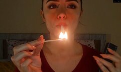 Mesmerizing Inferno, Igniting 30 Seductive Cigarettes in a Fiery Symphony of Long Matches