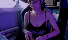 Worship my boobs while I enjoy this cigarette | Astrid